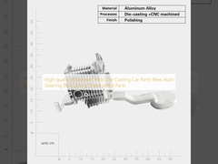 Высококачественный Алюминиевый Сплав Отливка Автозапчасти Новое Авто рулевое управление Отливка Отливка Лист Металлические Части