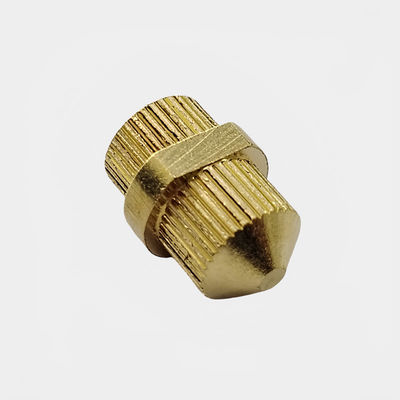 OEM на заказ Нестандартные медные винтовые розетки Орех CNC Поворачивание станка Точная обработка деталей Сервис