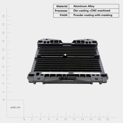 OEM Custom Aluminum Precision CNC Machined Heat Sinks Rapid Prototyping CNC Machining (Специальный алюминий с высокой точностью)