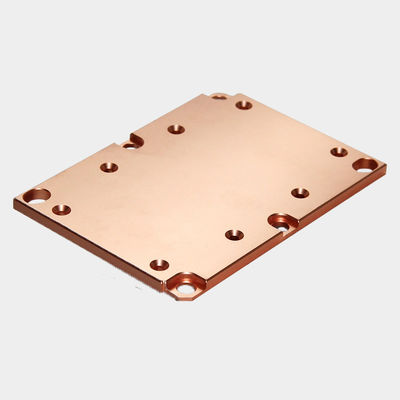 Высокая плотность медь Skiving Fin Тепловая раковина Жидкость охлаждающий блок CNC обработки ЦПУ охладитель Тепловая раковина