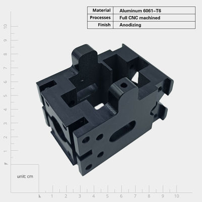 Точные алюминиевые заказные CNC-обрабатывающие детали с толерантностью +/- 0,001 мм