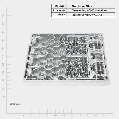 Прочность Алюминиевое литье под давлением Led Housing / Алюминиевое литье с поверхностной отделкой Ra 1.6